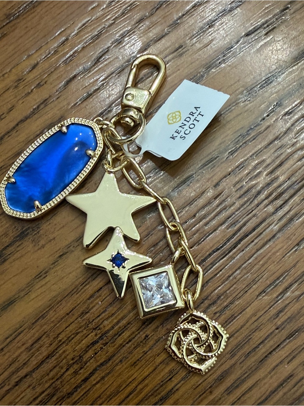 Kendra Scott Gold Bag Charm Keychain